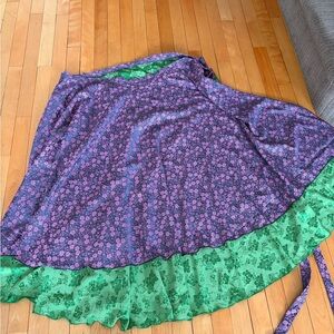 Vietnamese Silk Wrap Skirt